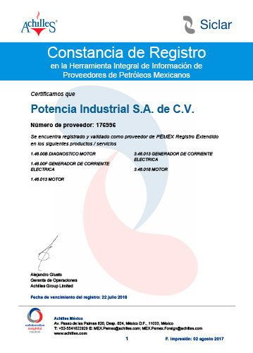 Certificación de Proveedor PEMEX