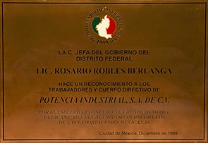 Premio de Exportacion Ciudad de Mexico